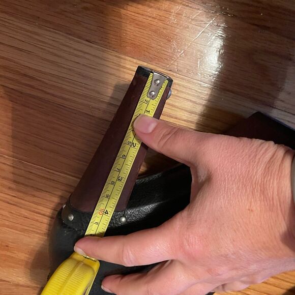 UGG | cosima black leather studded high heel ankle boots 8 - Picture 13 of 15